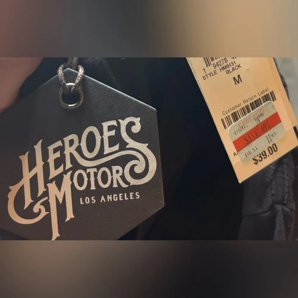 New Heroes Motors Los Angeles Graphic Tee Shirt Mens Size Medium NWT